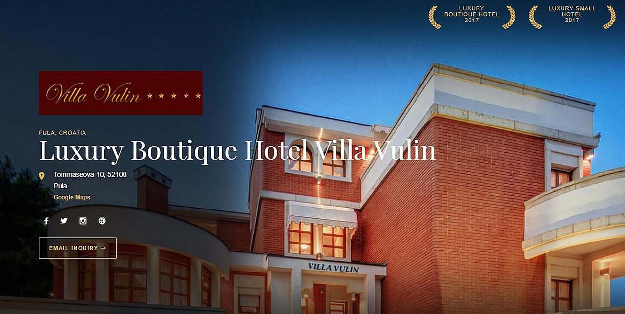 Hotel Luxury Boutique Vulin Pula